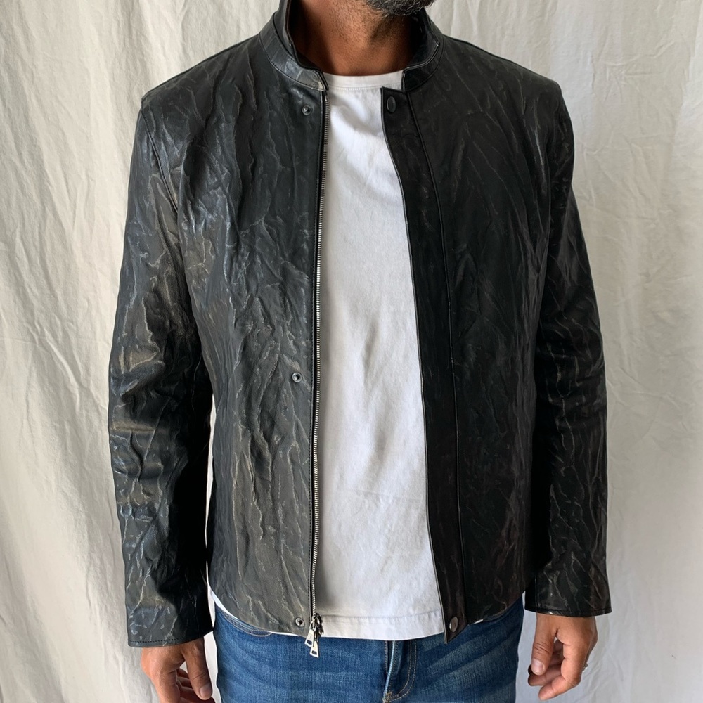 John Varvatos Collection Leather jacket NWT